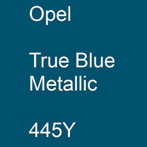 Opel, True Blue Metallic, 445Y.